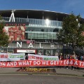 Arsenal fans ticket protest