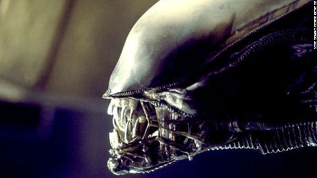 The gruesome alien played by Badejo as it appeared on screen.