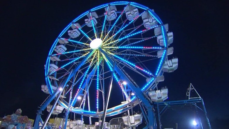 The boy was found at the fair next to the Tilt-a-Whirl ride