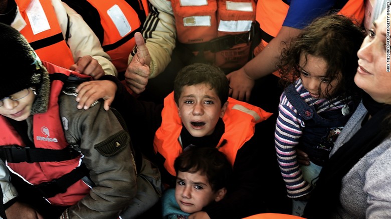 Children caught up in Syria's migrant crisis