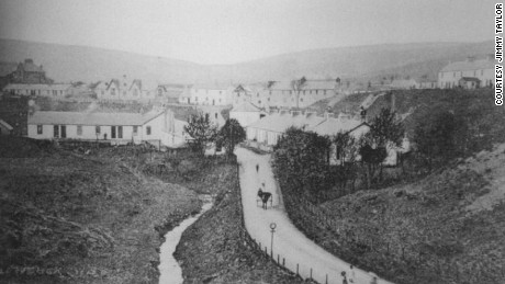 The village of Glenbuck pictured in its heyday.