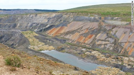 How the site of the Spireslack mine near Glenbuck looks today.