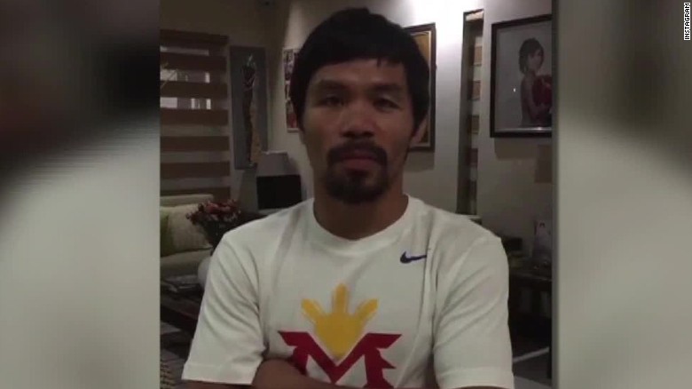 Manny Pacquiao apologizes for comparing gays to animals