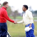 Chris Kirk and Anirban Lahiri golf