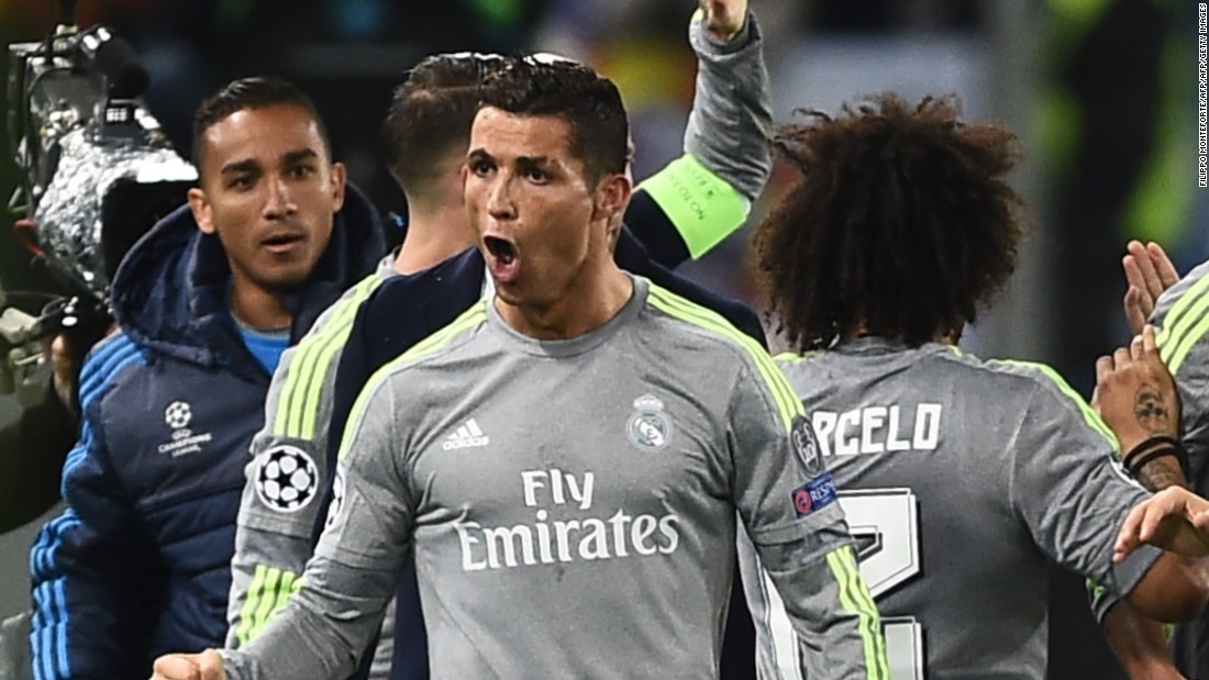 Real stepped up the pressure after the interval and Ronaldo broke the deadlock with a stunning drive which took a slight deflection before finding the far corner.