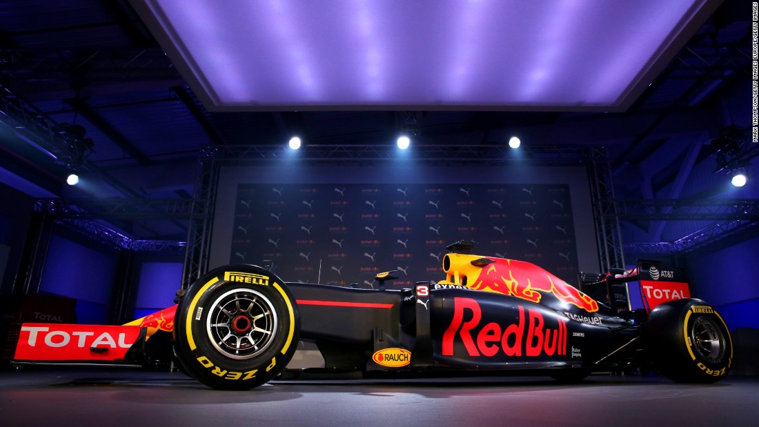Let&#39;s race! Red Bull Racing unveils its car for the 2016 Formula One season in an artsy warehouse in East London. The RB12 livery features unusual matte paint and bold colors. The new chassis will arrive in time for preseason testing in Barcelona.