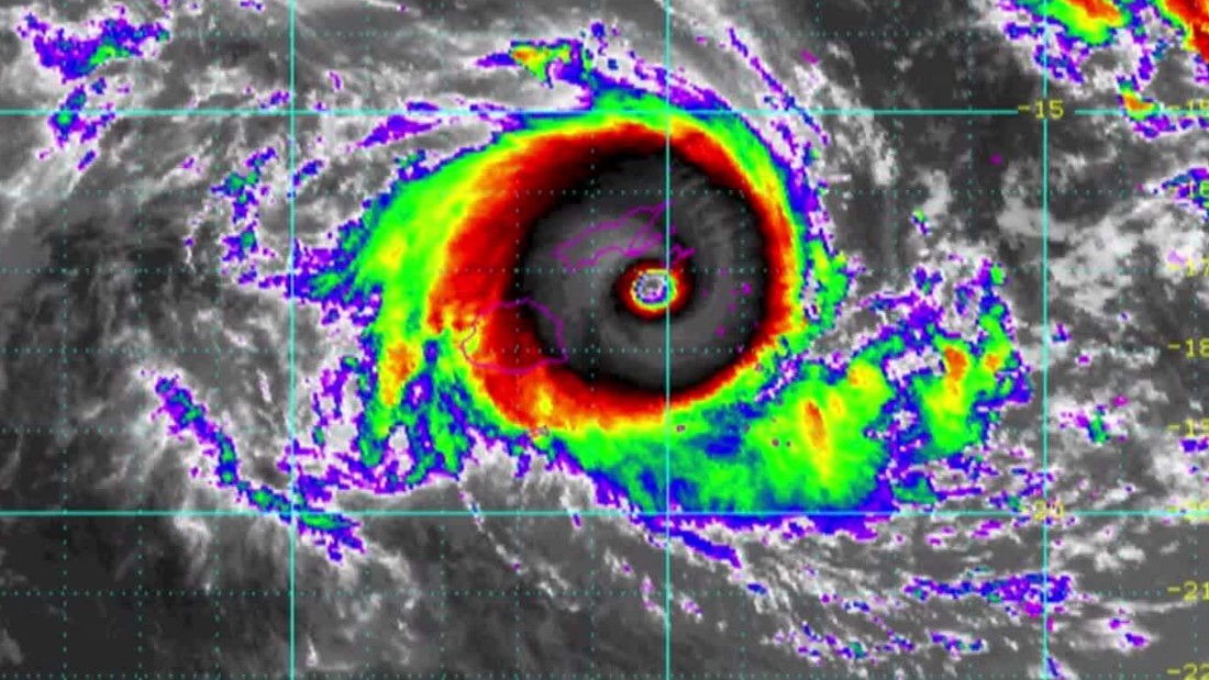 Tropical Cyclone Winston makes landfall in Fiji - CNN Video