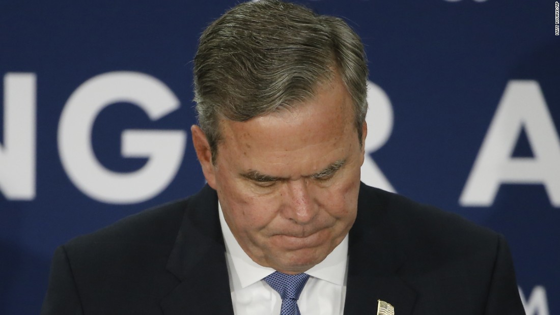 Jeb Bush Suspends His Campaign Cnnpolitics