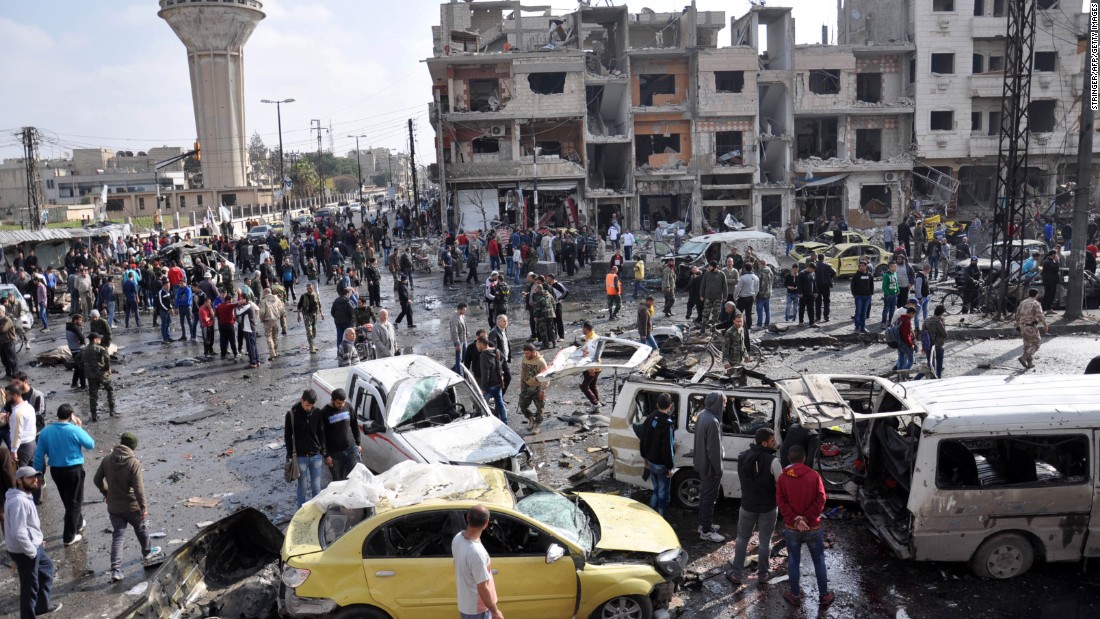 Syria Dozens Killed As Bombers Strike Homs Damascus Cnn