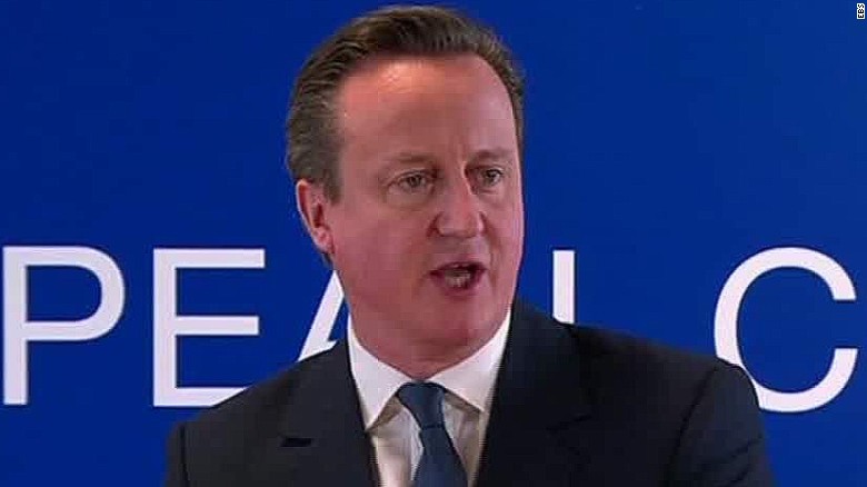 Cameron pushes for Britain to stay in EU