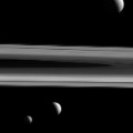 saturn moons rings cassini