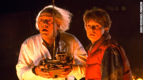 Christopher Lloyd and Michael J. Fox in 'Back to the Future' 