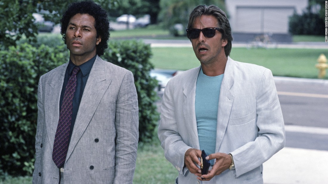 &lt;strong&gt;&#39;Miami Vice&#39;:&lt;/strong&gt; It started when NBC entertainment chief Brandon Tartikoff wrote a memo with an idea for a TV drama about &quot;MTV cops.&quot; Not long after, &quot;Miami Vice&quot; was born -- stylishly produced by Michael Mann and shot on location in Miami starring Philip Michael Thomas, left, as Rico Tubbs and Don Johnson as Sonny Crockett. They didn&#39;t skimp on the music. The theme song by Jan Hammer became a No. 1 hit. Miami Vice ran from 1984 to 1990. 