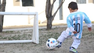 Lionel Messi gifts fulfill Afghan child's dream