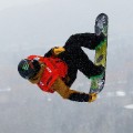 Taylor Gold snowboard halfpipe 