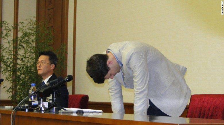 N. Korea handed US $2M bill for Otto Warmbier