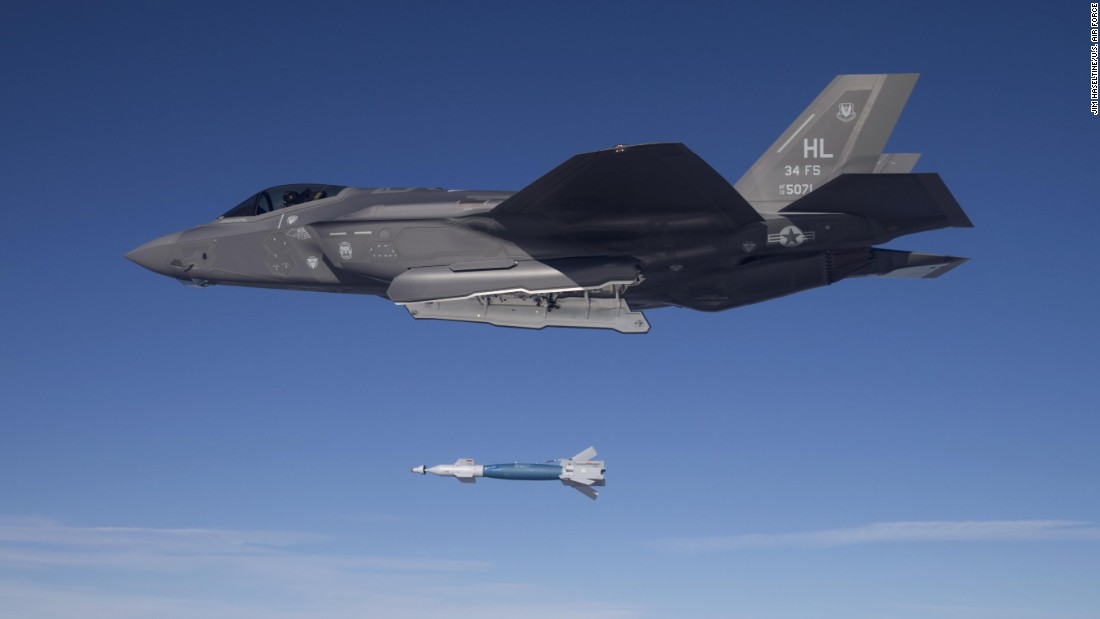 Air Force F 35 Lightning Fighter Jets Drop First Bombs Cnnpolitics