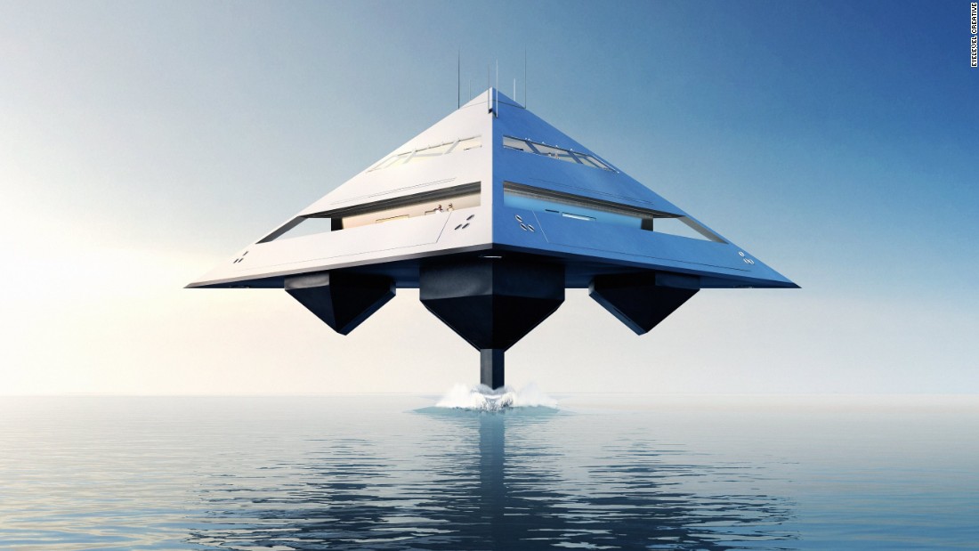 Is it a bird? Is it a plane? No, it&#39;s a boat. Or, more specifically, the Tetrahedron -- the new creation from designer Jonathan Schwinge, who&#39;s hell-bent on reinventing the superyacht.