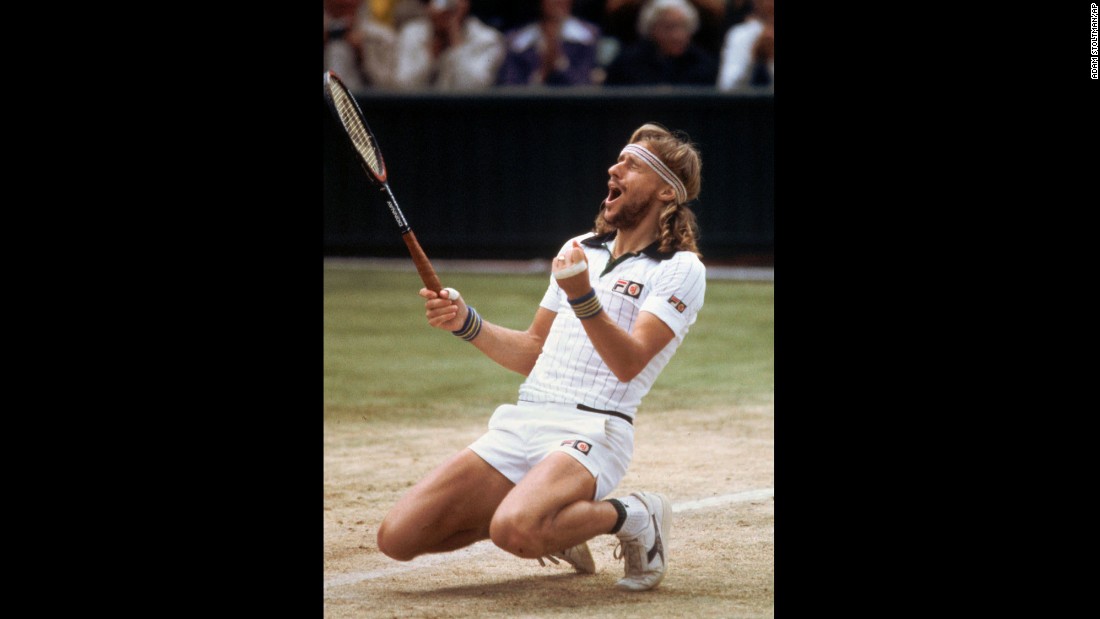 &lt;strong&gt;The grandest of slams:&lt;/strong&gt; In what&#39;s widely considered one of &lt;a href=&quot;http://sverigesradio.se/sida/artikel.aspx?programid=2054&amp;artikel=6194450&quot; target=&quot;_blank&quot;&gt;the greatest tennis matches&lt;/a&gt; of all time, Bjorn Borg, pictured, beat fierce rival and relative newcomer John McEnroe to win his fifth straight Wimbledon title in July 1980. The players&#39; personalities were so different -- McEnroe hot-tempered and Borg calm and cool -- that they were called Fire and Ice. Borg retired the following year.