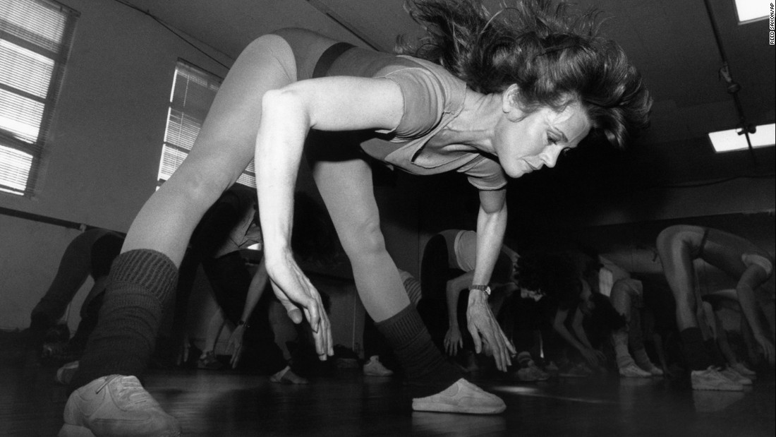 &lt;strong&gt;Workout queen in action:&lt;/strong&gt; Actress Jane Fonda takes part in a exercise class at her Beverly Hills, California, studio in December 1983. Fonda released her first exercise video, &quot;The Jane Fonda Workout,&quot; in 1982 and became a &lt;a href=&quot;http://www.cnn.com/2012/12/04/health/jane-fonda-qa/&quot; target=&quot;_blank&quot;&gt;fitness phenomenon.&lt;/a&gt;