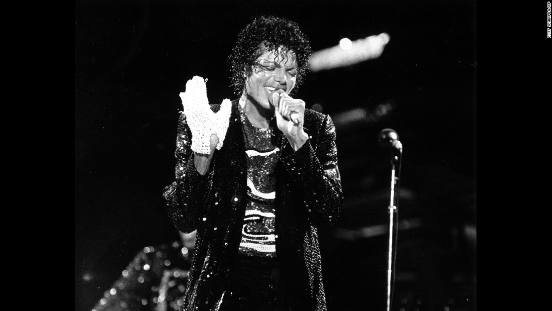 &lt;strong&gt;Legendary style:&lt;/strong&gt; Pop star Michael Jackson sports a single white glove during the first show on his Victory Tour on July 7, 1984. The now-iconic glove, described as &quot;the ultimate piece of Michael Jackson memorabilia,&quot; is a creation of designer Ted Shell and contains 50 tiny lights. It sold for &lt;a href=&quot;http://www.today.com/id/37949347/ns/today-today_entertainment/t/jacksons-victory-tour-glove-sells-k/#.VudtYZPbKNM&quot; target=&quot;_blank&quot;&gt;$190,000&lt;/a&gt; in 2010.