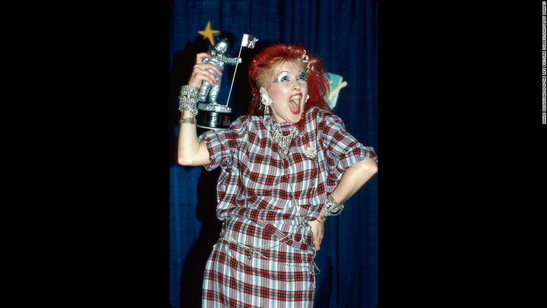 &lt;strong&gt;Not your mom&#39;s awards show:&lt;/strong&gt; The first MTV Music Awards, featuring Madonna&#39;s wedding gown-clad performance of &quot;Like a Virgin,&quot; took place on September 14, 1984. Michael Jackson and Herbie Hancock both took home several awards, and Cyndi Lauper, pictured, won &lt;a href=&quot;http://www.mtv.com/ontv/vma/1984/&quot; target=&quot;_blank&quot;&gt;&quot;Best Female Video&quot;&lt;/a&gt; for her song &quot;Girls Just Want to Have Fun.&quot; 