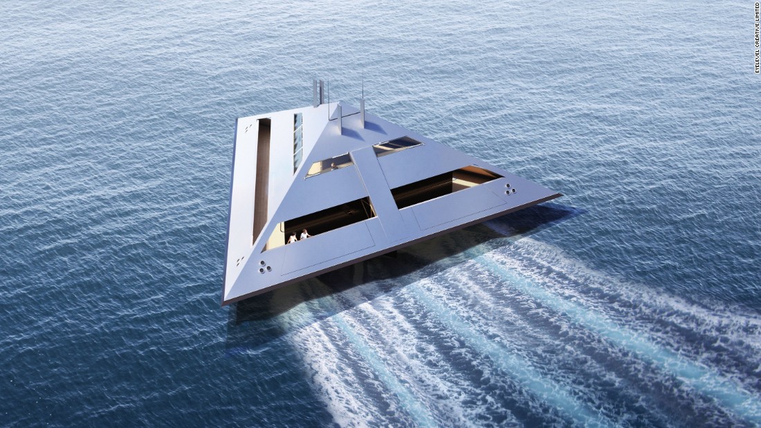 &quot;I felt it was time that the superyacht world could expand,&quot; Schwinge tells CNN. &quot;It&#39;s a reinvention of the superyacht idea -- a superyacht that does not look like a superyacht in any form but which has had, however, a quantum leap aspect to it.&quot;
