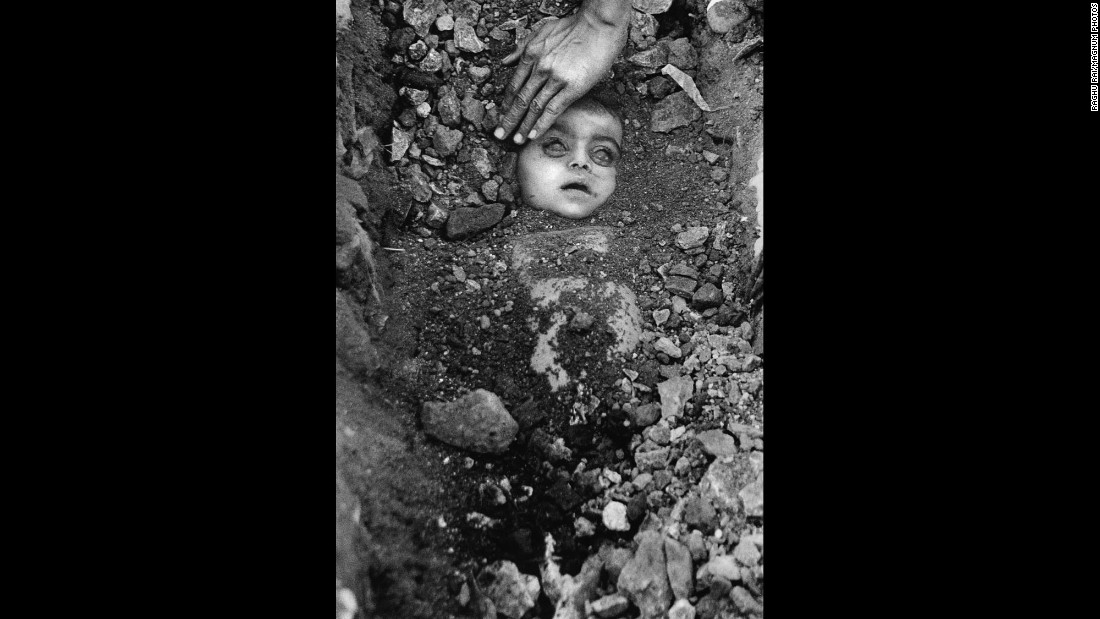 &lt;strong&gt;The Bhopal incident:&lt;/strong&gt; The unknown child pictured here has become the icon of a terrible accident that took place in Bhopal, India, at the Union Carbide pesticide plant on December 2, 1984. Known as the world&#39;s &lt;a href=&quot;http://www.theatlantic.com/photo/2014/12/bhopal-the-worlds-worst-industrial-disaster-30-years-later/100864/&quot; target=&quot;_blank&quot;&gt;worst industrial disaster,&lt;/a&gt; the Bhopal incident involved the release of several poisonous gases and led to an estimated 15,000 deaths. 