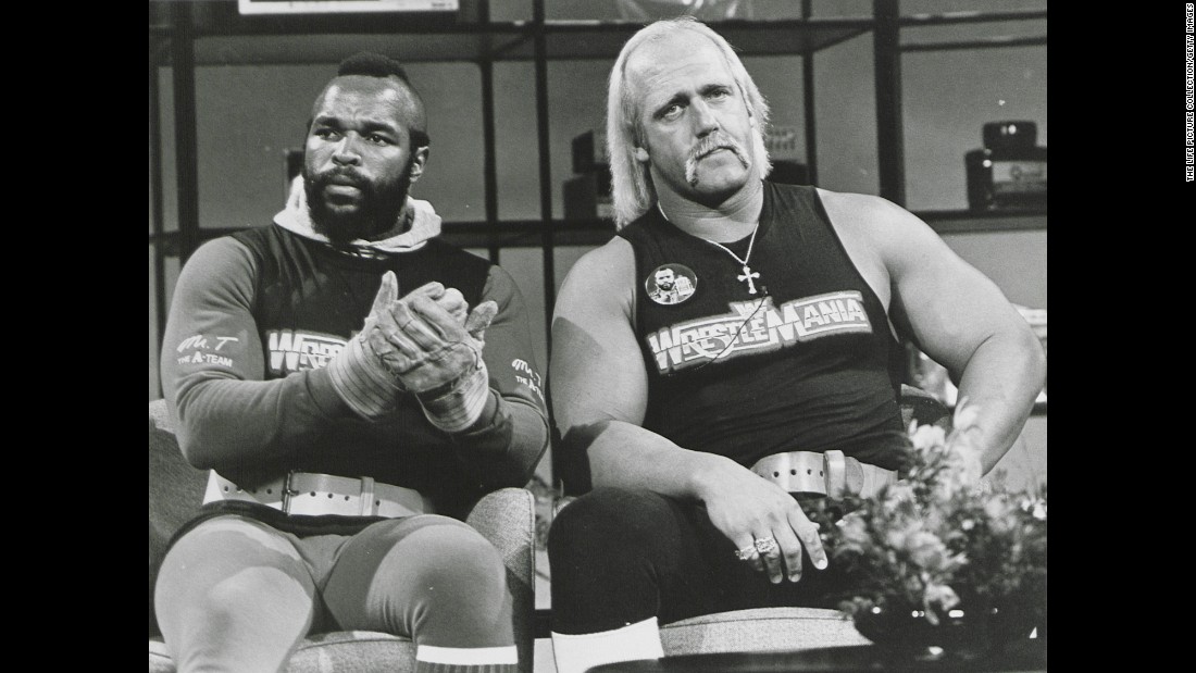 &lt;strong&gt;Super-friends:&lt;/strong&gt; Mr. T and Hulk Hogan -- two tough-guy, pop-culture icons -- joined forces for several projects in the mid-&#39;80s. In March 1985, they &lt;a href=&quot;http://www.miamiherald.com/sports/fighting/article1977819.html&quot; target=&quot;_blank&quot;&gt;teamed up&lt;/a&gt; for the debut of WrestleMania and co-hosted an episode of &quot;Saturday Night Live.&quot;