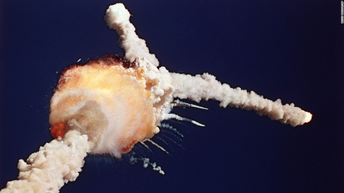 &lt;strong&gt;Space-flight tragedy:&lt;/strong&gt; The space shuttle &lt;a href=&quot;http://www.cnn.com/2016/01/28/tech/challenger-disaster-space-shuttle-anniversary/&quot; target=&quot;_blank&quot;&gt;Challenger exploded&lt;/a&gt; shortly after launching in Florida on January 28, 1986. All seven crew members were killed. In a televised speech that evening, President Ronald Reagan said: &quot;The future doesn&#39;t belong to the faint-hearted; it belongs to the brave. The Challenger crew was pulling us into the future, and we&#39;ll continue to follow them.&quot; After the incident, which was attributed to cold weather combined with a design flaw, scientists made more than 100 changes to the shuttle to make it safer.