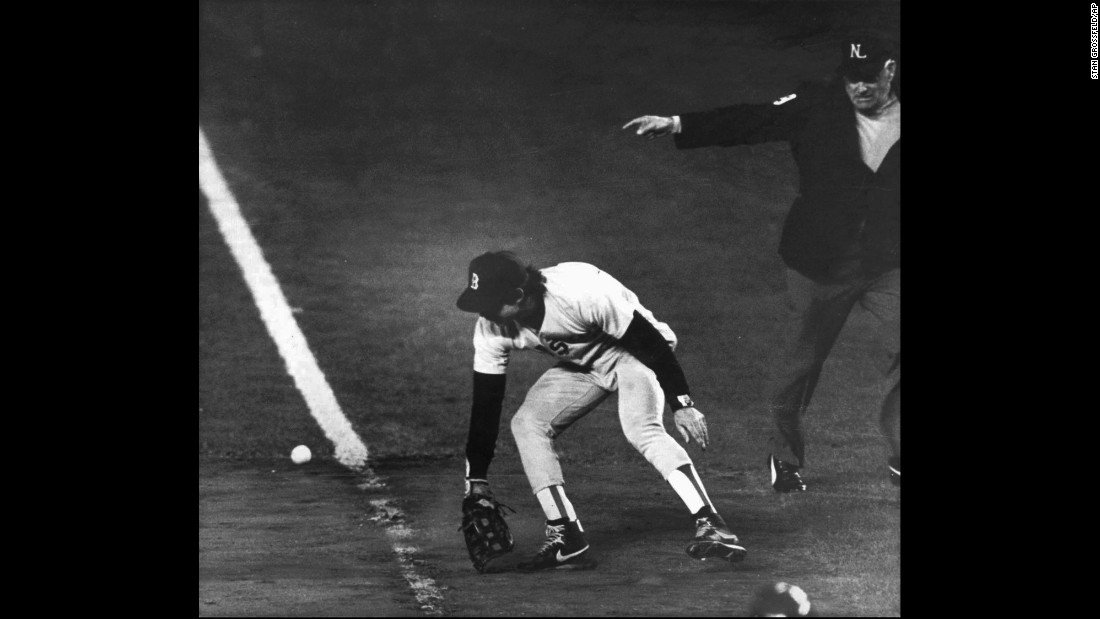&lt;strong&gt;&#39;It gets through Buckner!&#39;:&lt;/strong&gt; The Boston Red Sox were up three games to two in the 1986 World Series when the team&#39;s first baseman, Bill Buckner, misplayed a ball hit to him, allowing the New York Mets to win Game 6. The Mets went on to win Game 7, making Buckner a scapegoat for the World Series loss. Boston hadn&#39;t won a World Series since 1918.