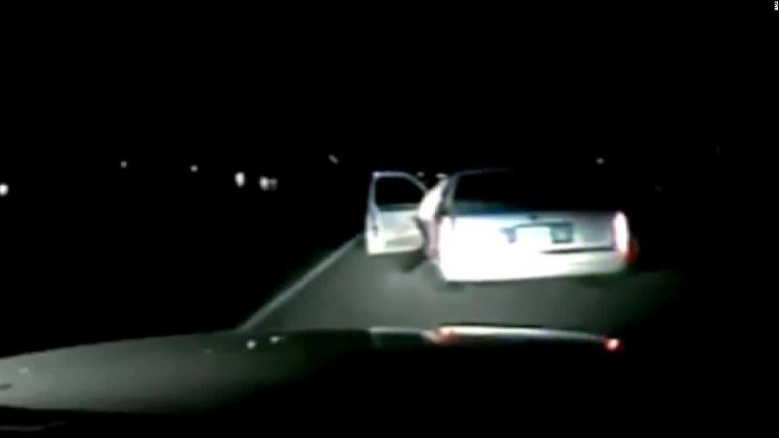 Man Tries To Flee Traffic Stop With Deputy In Car Cnn Video