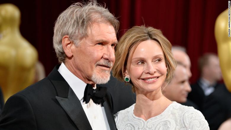 Harrison Ford spotted in rare appearance with wife Calista Flockhart
