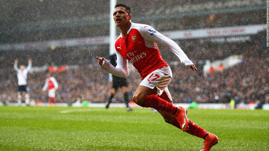But Arsenal&#39;s Chilean forward, Alexis Sanchez rescued a point for the Gunners by drawing the sides level once more.