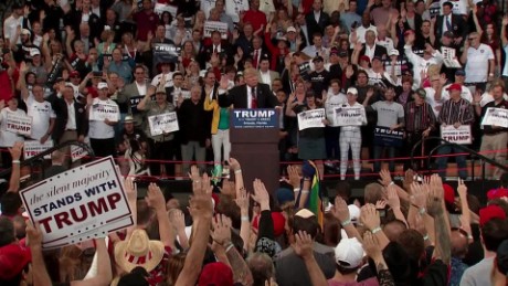 Image result for trump crowd cheering