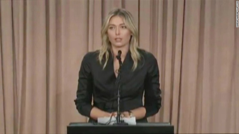 maria sharapova tennis fail drug test sot_00001403