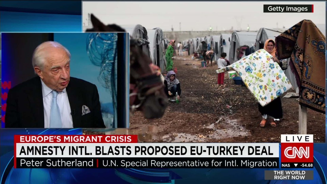 Eu Turkey Hope Deal Will Stop Irregular Migration Cnn Video