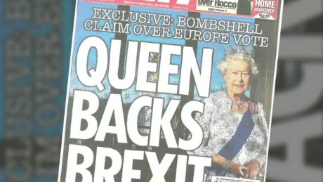 The contentious Brexit issue has even reached the Queen