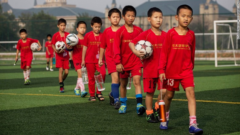 China&#39;s goal of world soccer domination
