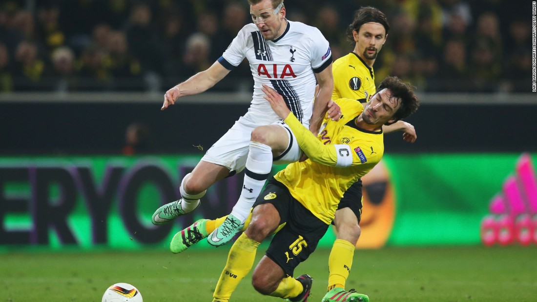 Kane was introduced to the fray late on, but could have little impact against a sturdy Dortmund defence. 