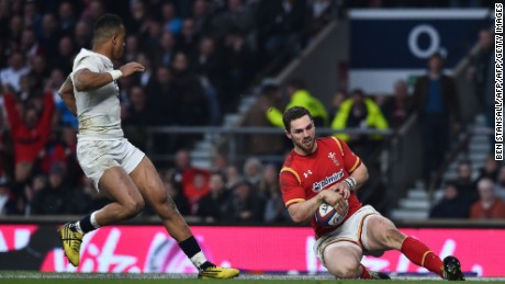 Wales wing George North sparked his side&#39;s revival at Twickeham. 