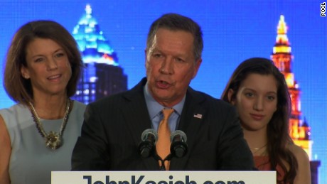 @ 20: 48 - crowd cheers when CNN calls Ohio for Kasich