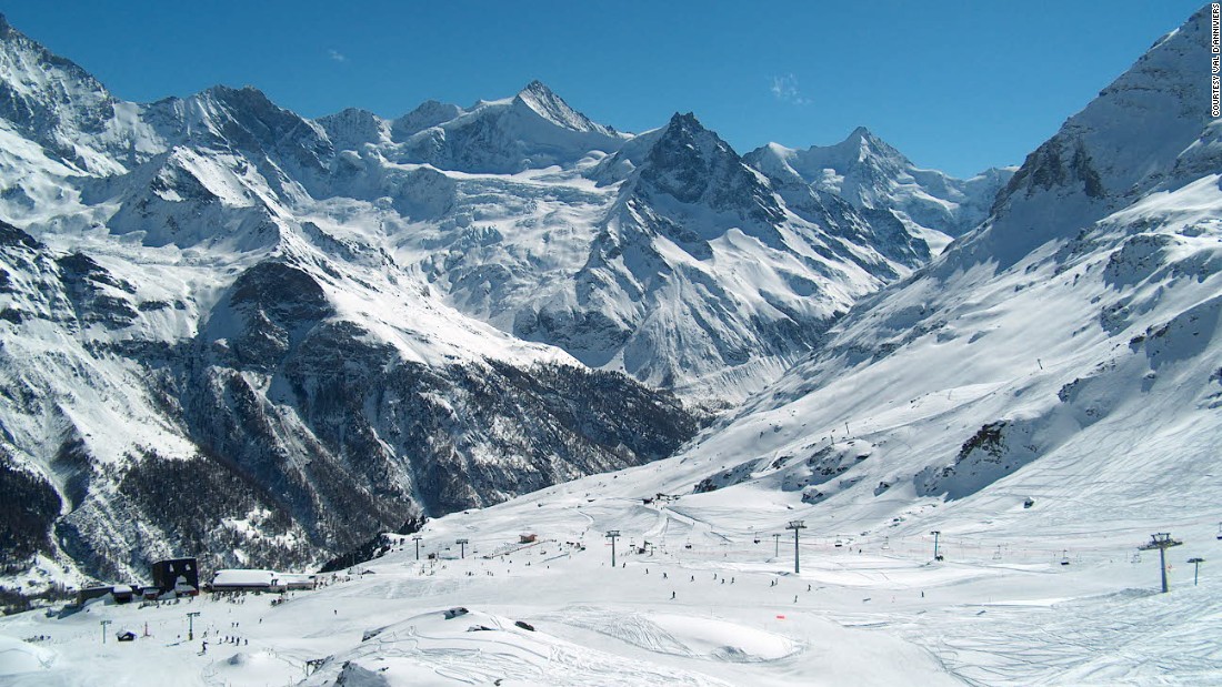 &lt;strong&gt;Val d&#39;Anniviers (Switzerland): &lt;/strong&gt;Home to five small unspoilt resorts, the Val d&#39;Anniviers area has gained recognition thanks to a cable car link between the two biggest, Grimentz and Zinal.