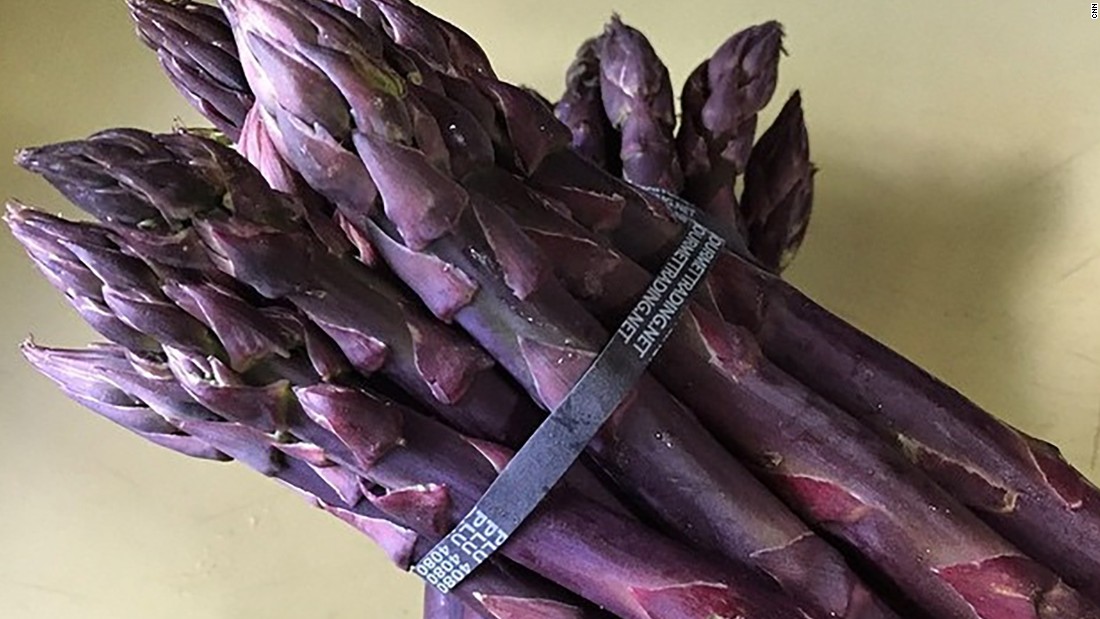 While it tastes the same as the white and green varieties, purple asparagus is rich in antioxidants. 