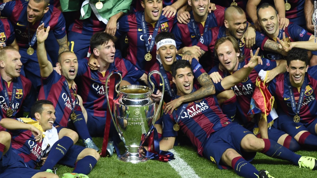 Barcelona is bidding to become the first team to repeat in the Champions League era and will face ...