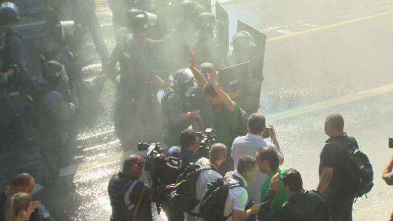 Supporters rally for Brazilian President