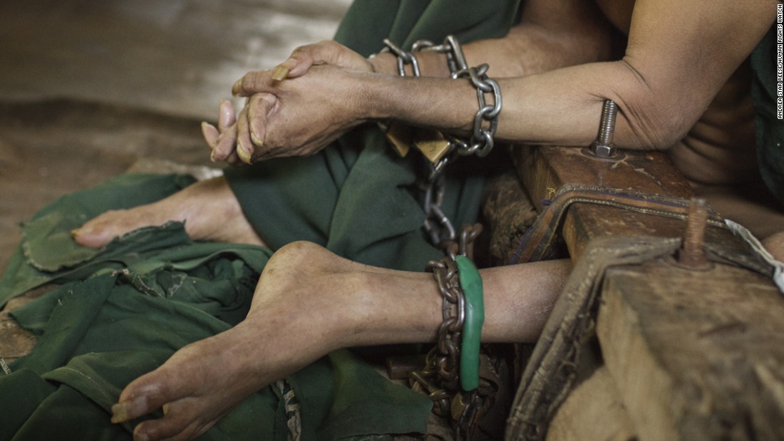 In Indonesia Mentally Ill Kept Shackled In Filthy Cells