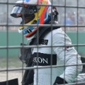 Fernando Alonso crash Australian Grand Prix