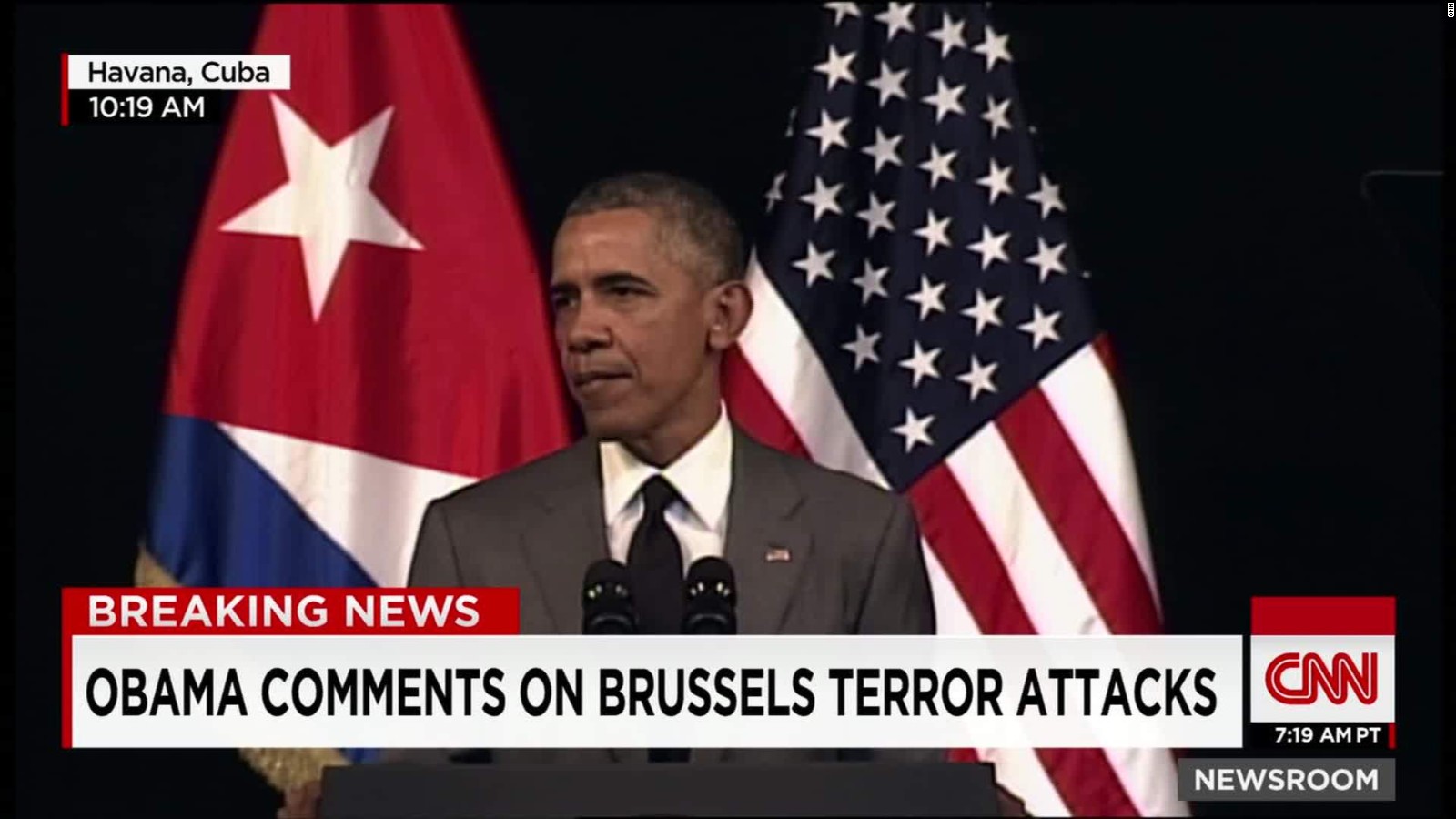 Obama On Brussels Attacks We Will Do Whatever Is Needed Cnnpolitics 6289