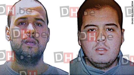 Brothers Khalid, left, and Ibrahim El Bakraoui are suspected in the attacks.